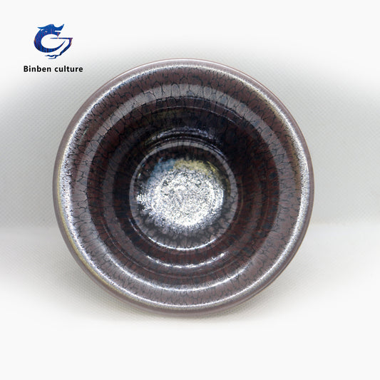 聯宏大建盞類型:弧形 釉面:鷓鴣漆雙面釉