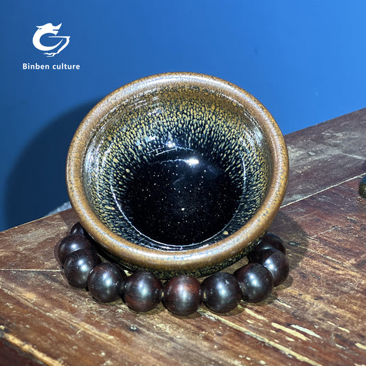 夏行健 燈型:冥想 釉面:木燒兔毛