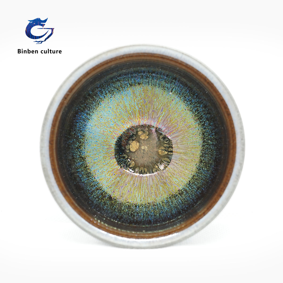 陳元福建杯 類型:雙束皇帝杯 釉面:彩油滴