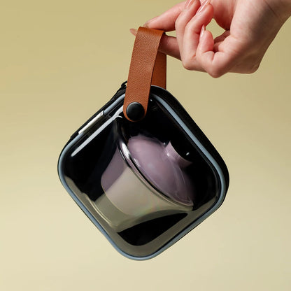 Purple Haze Travel Tea Set - Portable 1-Pot-2-Cup Fast Brew Kit for Car Camping & Outdoor Adventures