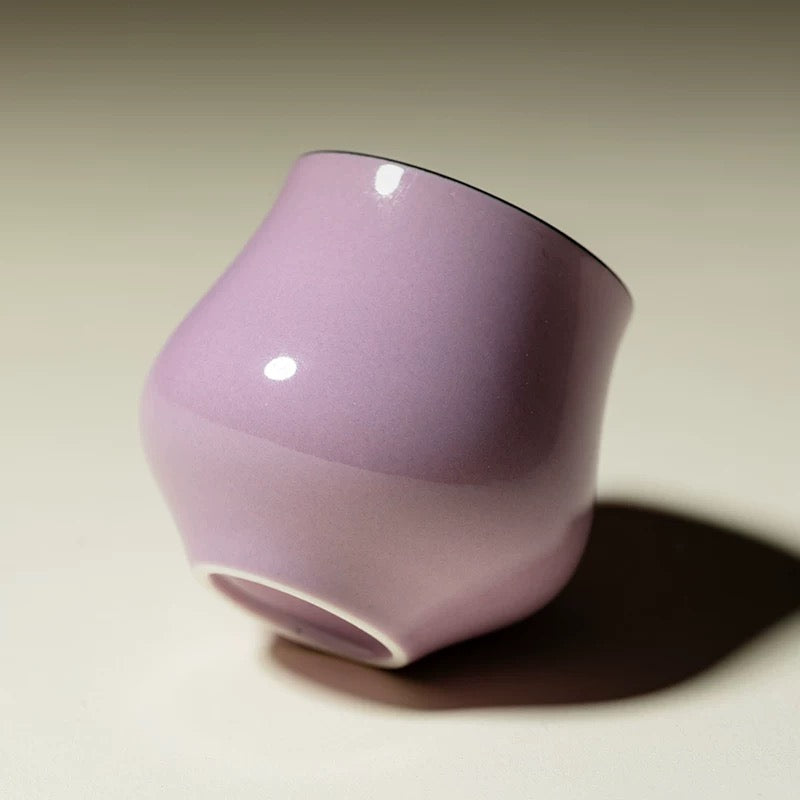 Enchanted Amethyst Master's Cup - Handcrafted Fairy Tea Set for Gongfu Ceremony