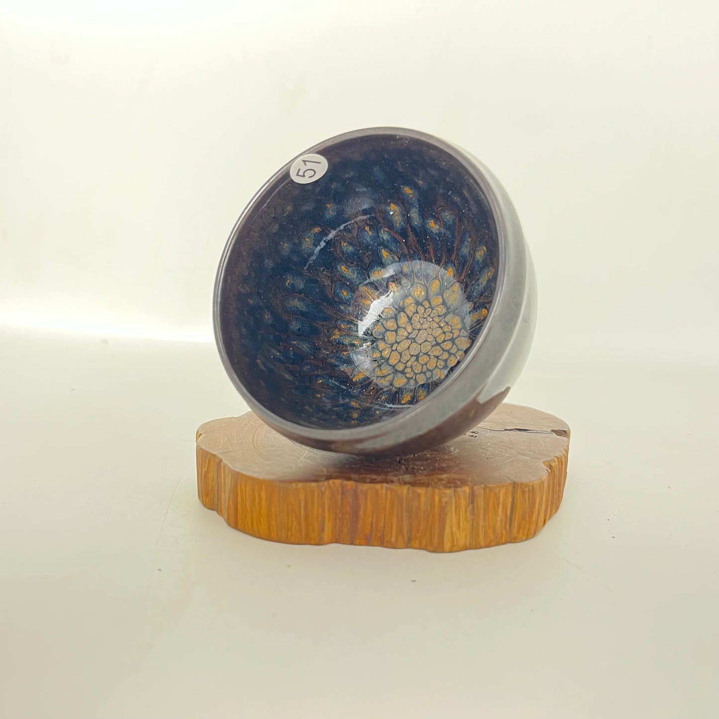 Lianhongda partridge spotted Buddha belly cup 070151