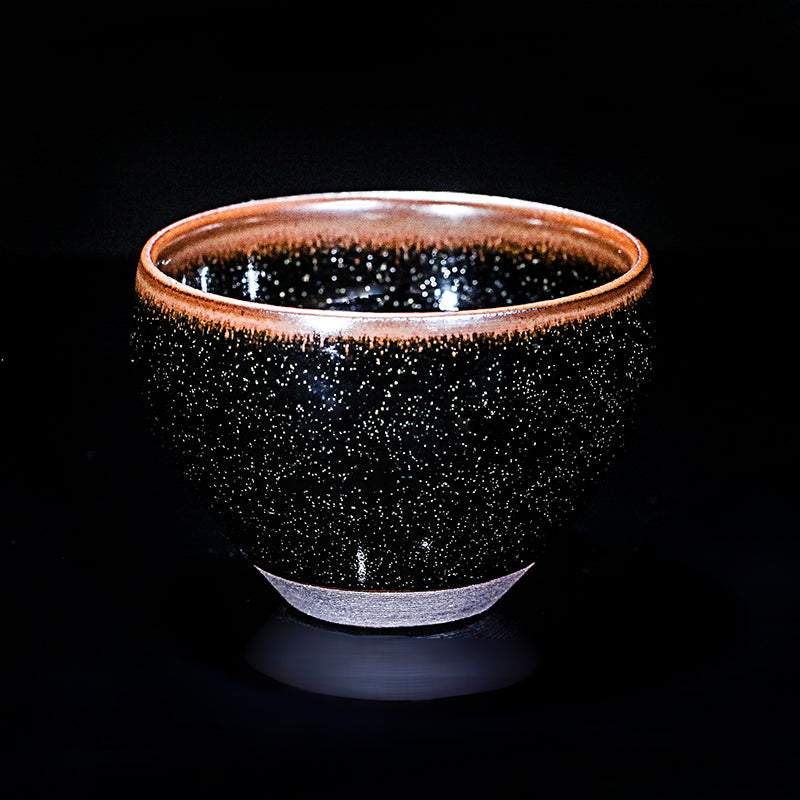 Xu Guozhu Dragon Kiln Wood-fired Jianzhan Master Cup Tea Cup Tea House Tianmu Cup Pure Handmade Tea Cup