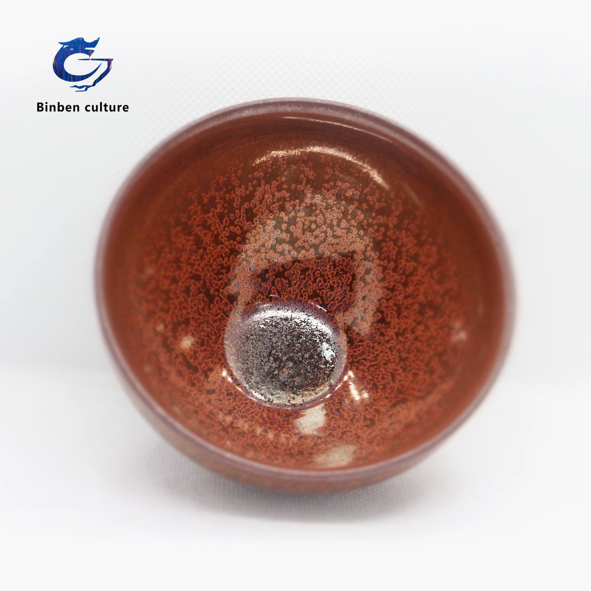 Chen Yuan Fujian Cup Type: Bundle Mouth Glazed Surface: Red Plum