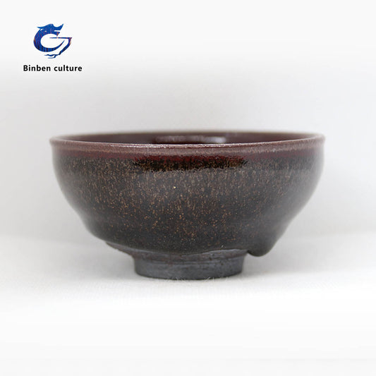 Shukou Glazed Surface: Antique Diesel Burned Purple Oukou Imperial Treasure Type: Incense Burner