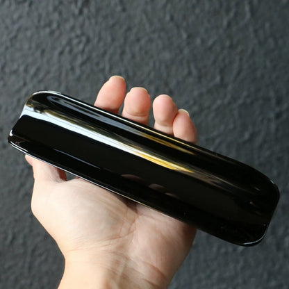 Gold-Leaf Ginkgo Tea Tools – Handmade Lacquered Bamboo Scoop & Tea Tray