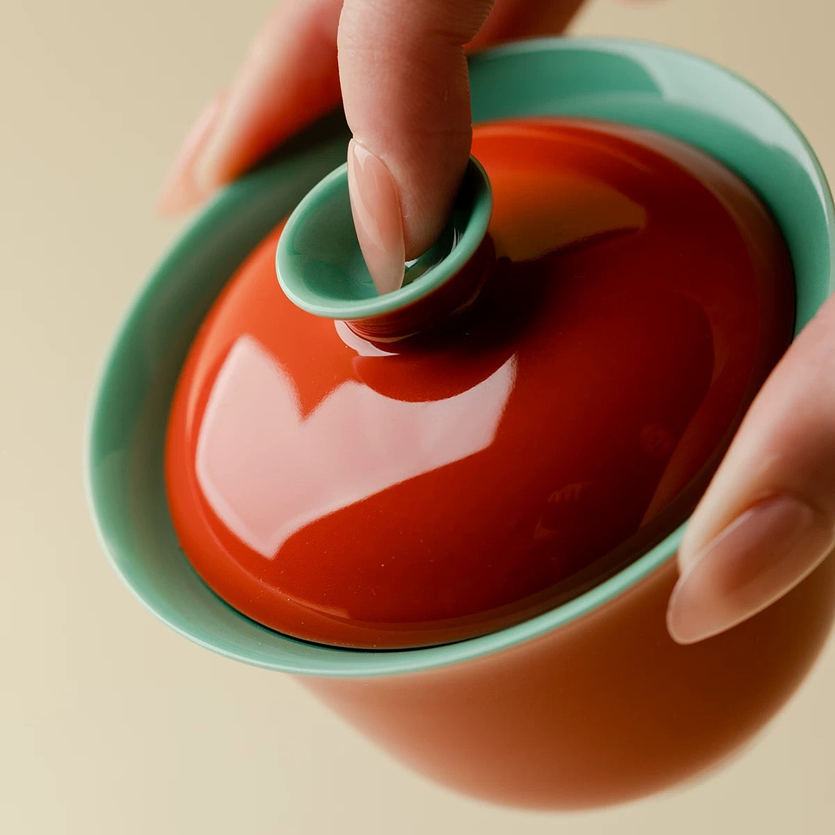 Forbidden Red" Kung Fu Tea Set