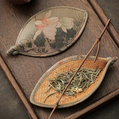Chinese Bamboo Tea Tools Set – Handmade Scoop & Stirrer for Gongfu Tea Ceremony