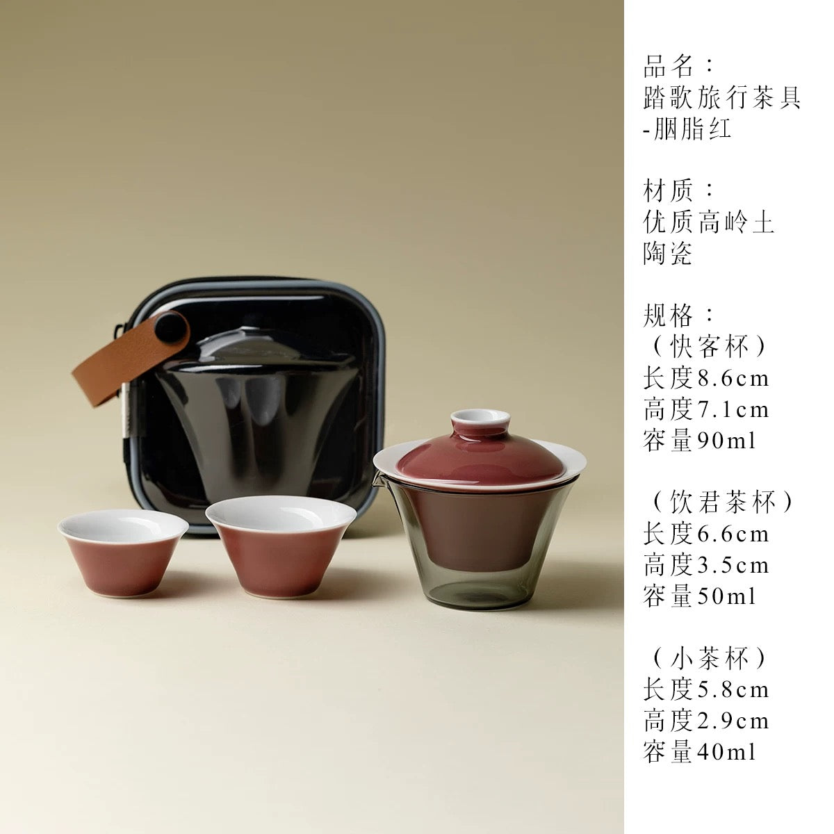 Purple Haze Travel Tea Set - Portable 1-Pot-2-Cup Fast Brew Kit for Car Camping & Outdoor Adventures