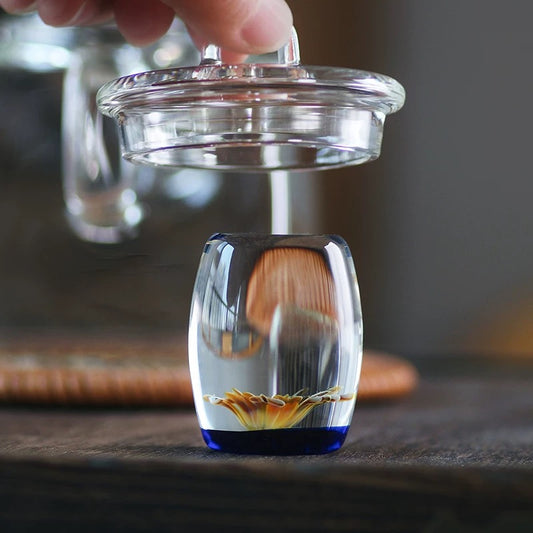 Premium Handcrafted Chinese Glass Lid Rest