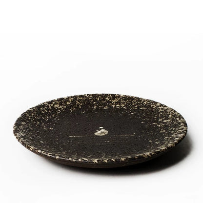 Handmade Coarse Clay Teapot Tray – Zen-Inspired Ceramic Drip Tray, Japanese-Style Dry Brewing Plate & Tea Table, Retro Tea Stand