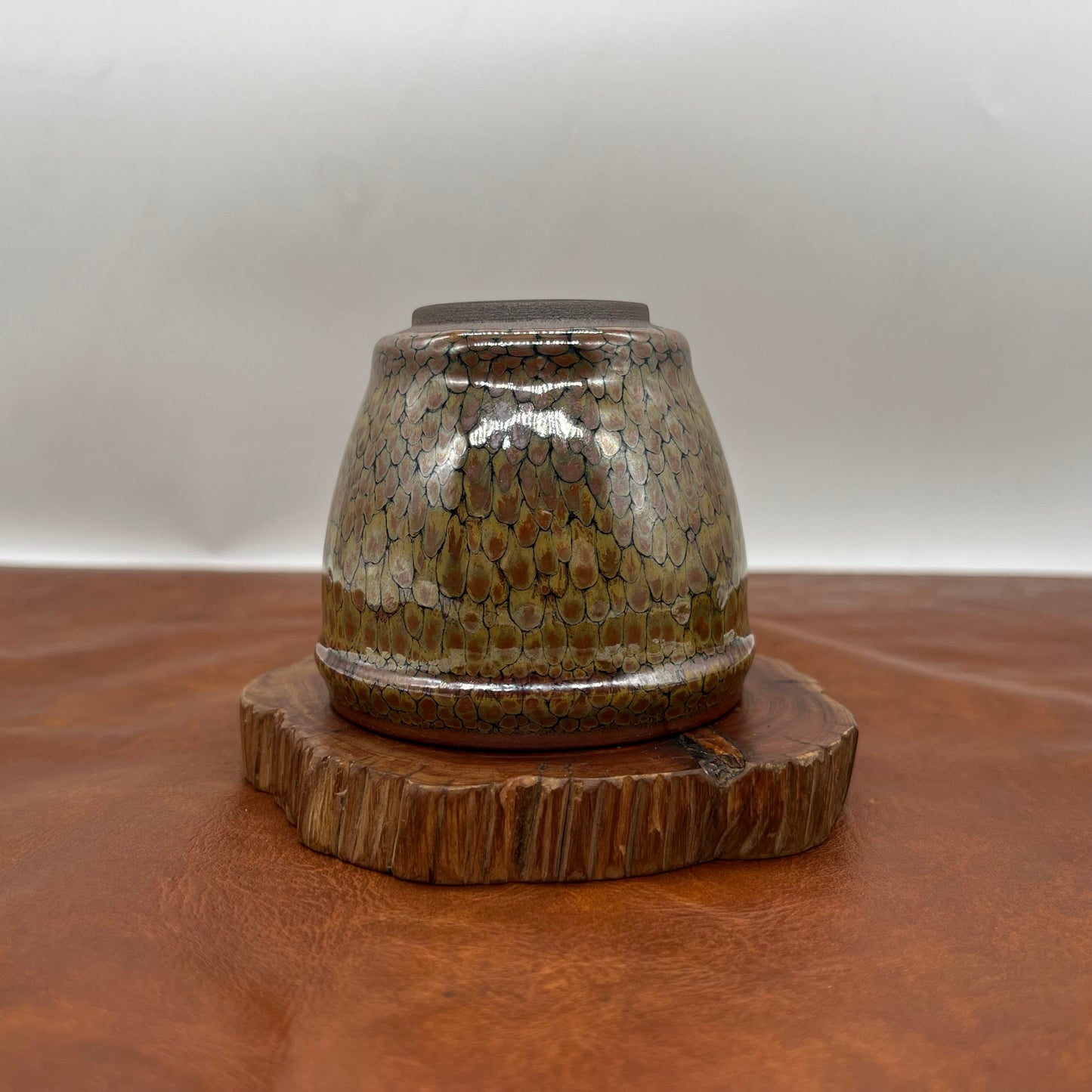 Lianhongda partridge spotted Buddha belly cup 070111