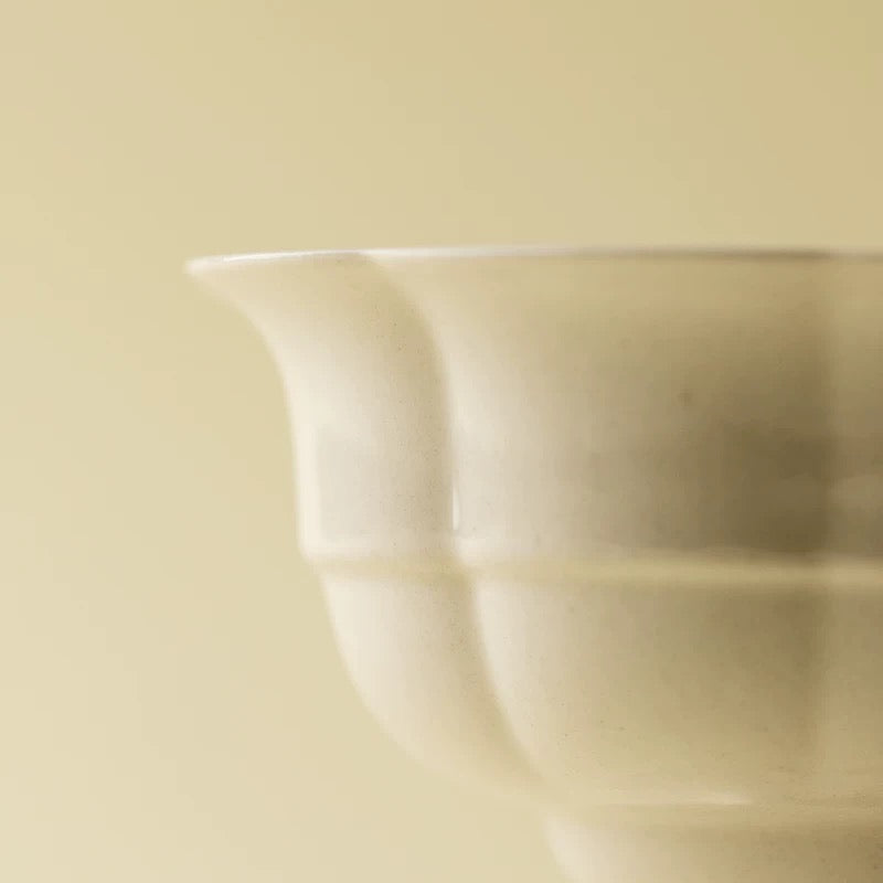 Vintage Floral Tea Cup for Women - Artistic Plant-Ash Glazed Master Cup