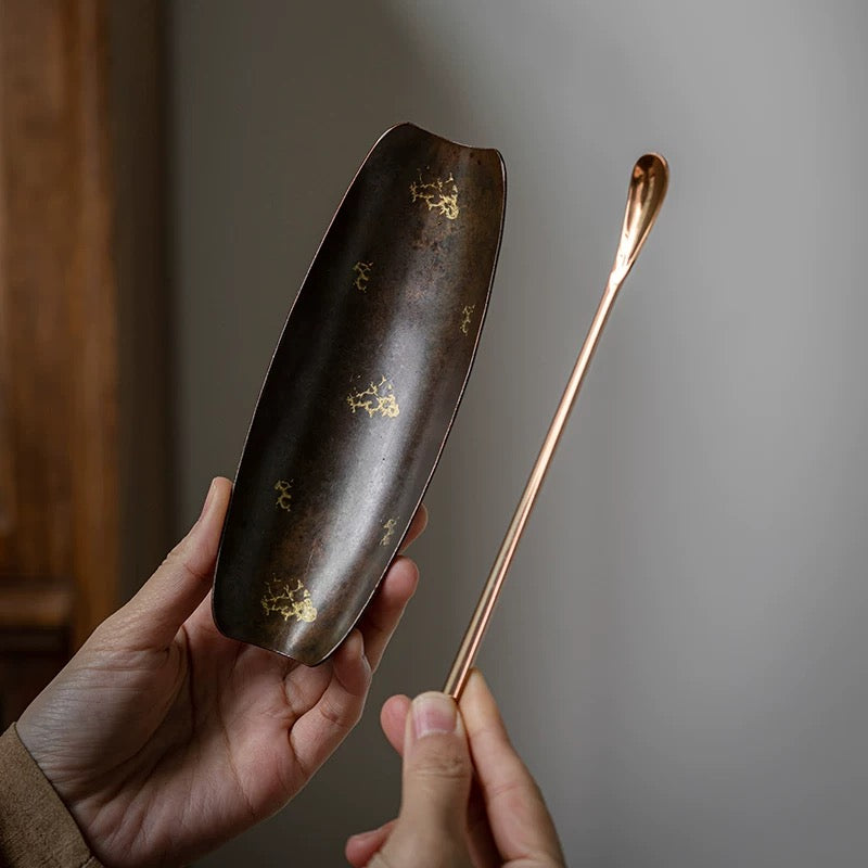 Classical Tea Tools Set - Bamboo Tea Scoop and Awakening Stick
