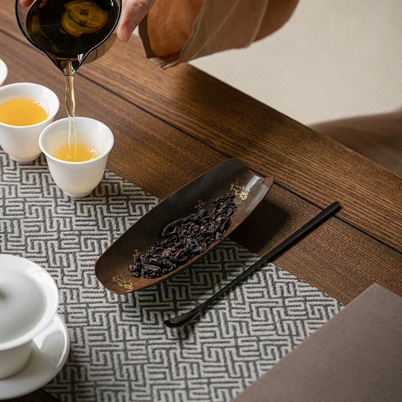 Classical Tea Tools Set - Bamboo Tea Scoop and Awakening Stick