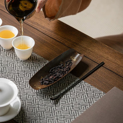 Classical Tea Tools Set - Bamboo Tea Scoop and Awakening Stick