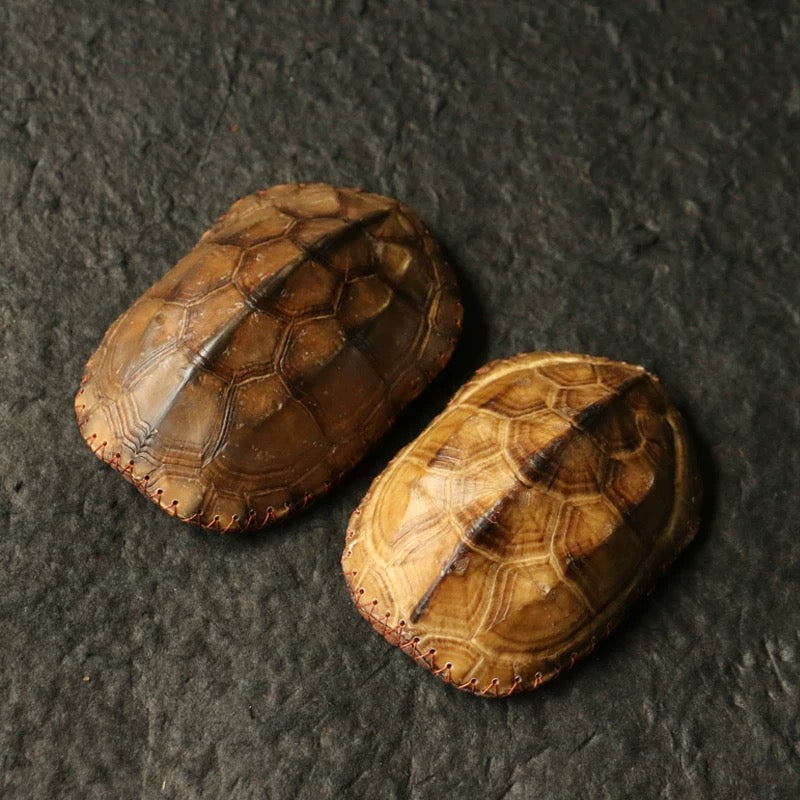 Artisan Bamboo Tea Scoop – Woven Interior with Tortoiseshell Pattern