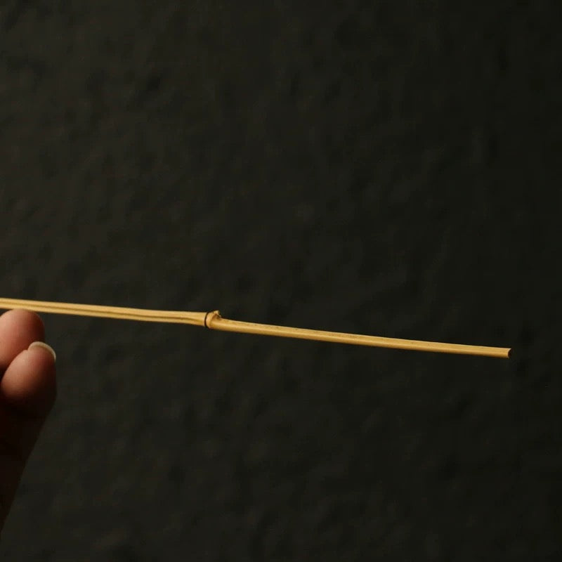 Handmade Bamboo Lotus Decor – Solid Carved Tea Room Centerpiece (Natural Aged Bamboo Art)