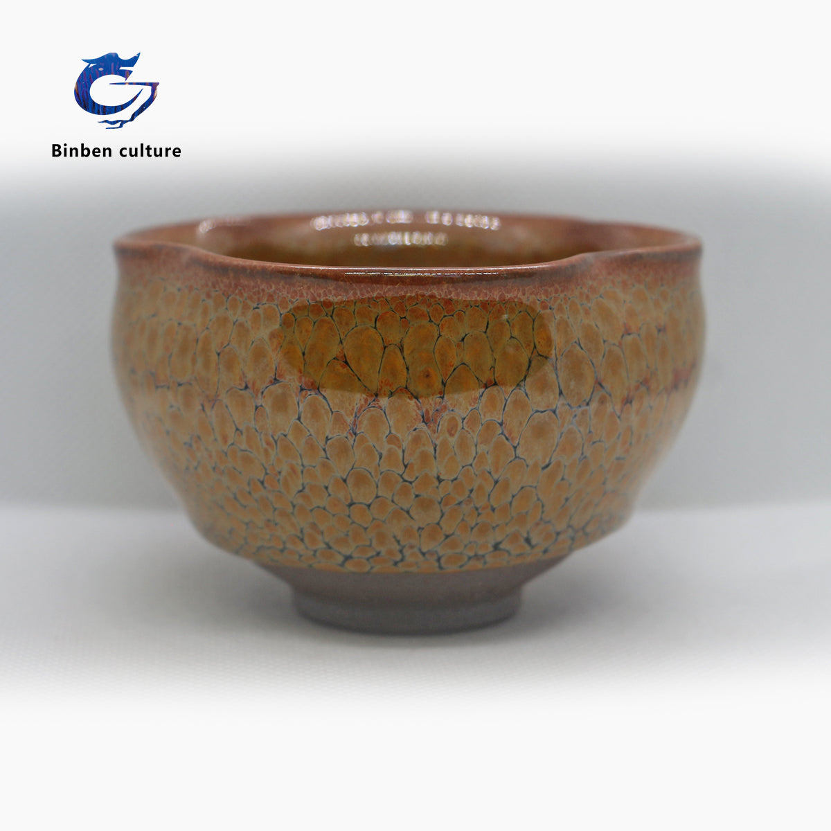 Lianhongda Jianzhan Type: Flower Mouth General Cup Glazed Surface: Yellow Partridge