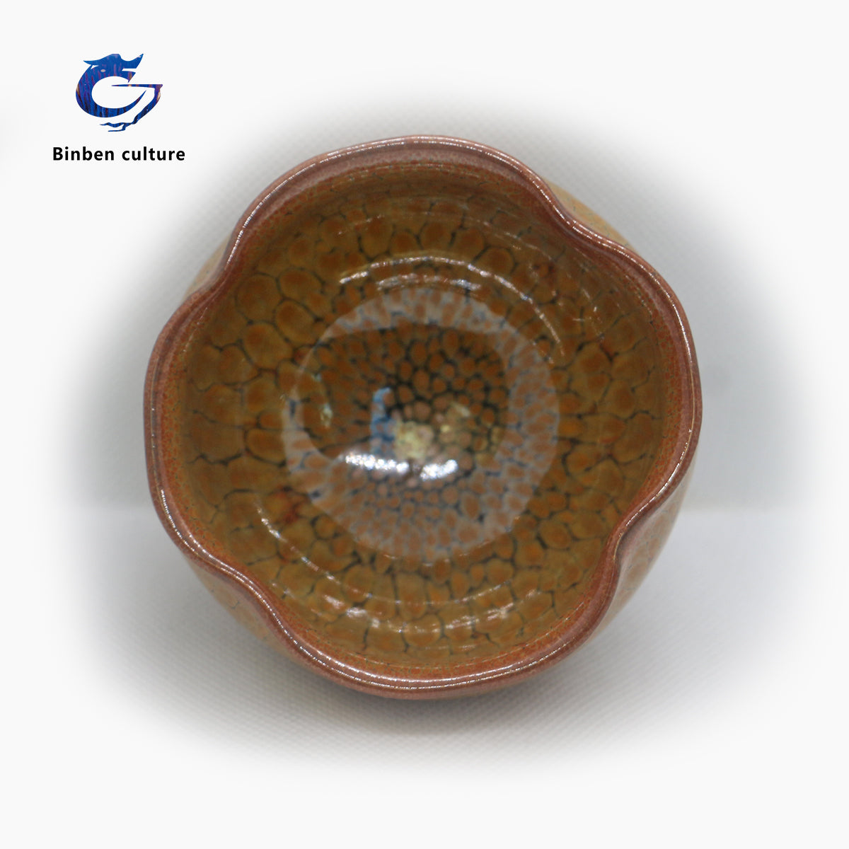 Lianhongda Jianzhan Type: Flower Mouth General Cup Glazed Surface: Yellow Partridge