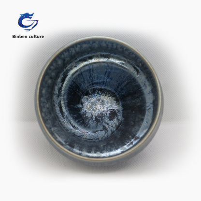 Lianhongda Jianzhan Type: Qiankun Cup Glazed Surface: Baihua