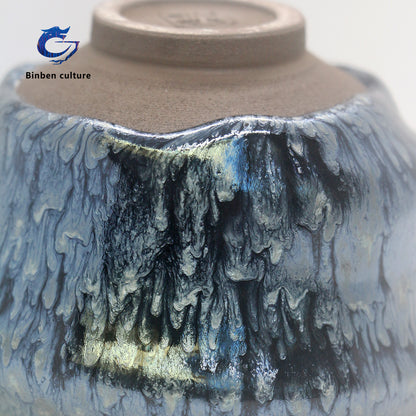 Lianhongda Jianzhan Type: Qiankun Cup Glazed Surface: Baihua