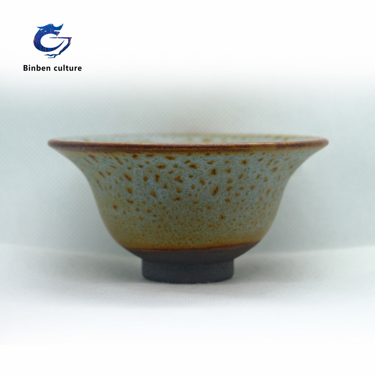 Wu Linsen's pottery type: palace bowl glazed surface: kiln turned unnamed