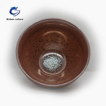 Chen Yuanfu Type: Double Bundle Emperor Cup Glazed Surface: Red Plum