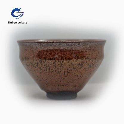 Chen Yuanfu Type: Double Bundle Emperor Cup Glazed Surface: Red Plum