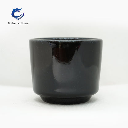 Chen Yuanfu Instrument Type: Hand held Fragrance Cup Glazed Surface: Black Gold