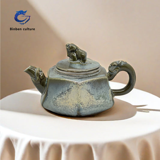 Lian Tingting Teapot Type: Xishi Pot Glazed Surface: Falling Ash Burning（复制）