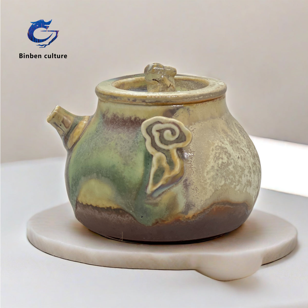 Lian Tingting Teapot Type: Hand held Pot Glazed Surface: Kiln Transformation