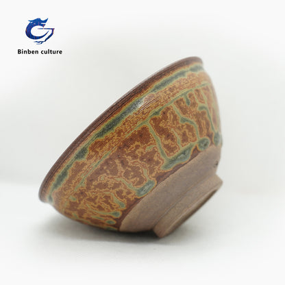 Ye Bian Jianzhan Type: Bundle mouth Glazed surface: Heart like Bodhi