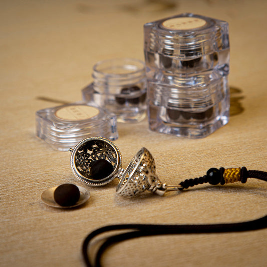 Incense Balls with Silver Pendant