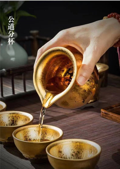 Songyu-Golden-tea sets