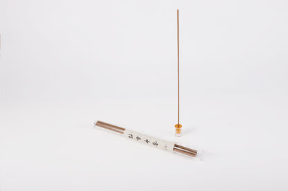 #002 Spring's Message in Snow Coordinated Incense Sticks