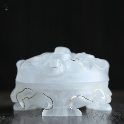 Frosted Lotus Incense Burner