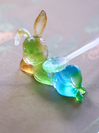 Rabbit Zodiac Mascot Incense Holder